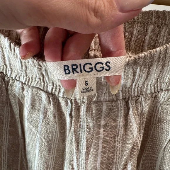 BRIGGS linen drawstring trousers, size Small. Both are brand new and never worn - Picture 6 of 11